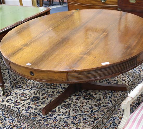 Robert Heritage for Archie Shine, a rosewood drum table W.143cm